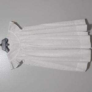 Kelly's Kids Sleeveless White Sundress XS 3-4